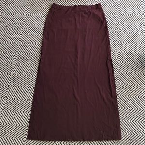 Theory Silk Maxi Skirt